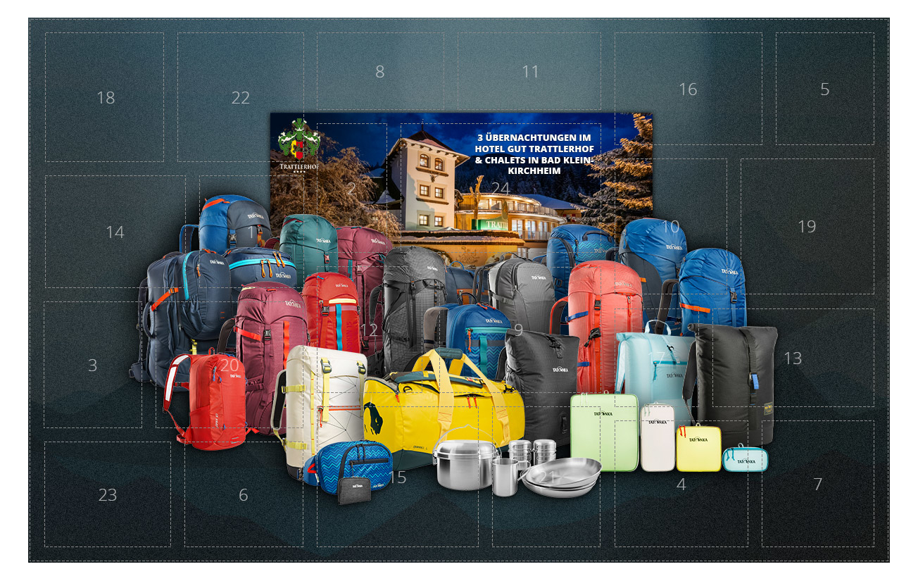 Auch dieses Jahr heißt es wieder…tolle Preise beim Tatonka-Adventskalender 2021