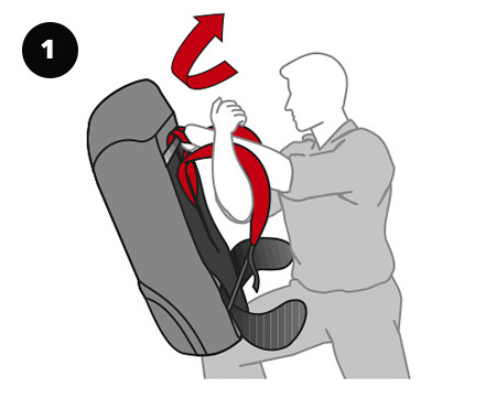 Auf den Rücken bringen