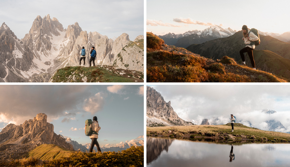 Mit Tatonka Wanderrucksäcken kann man hervorragend durch die Alpen wandern, weil sie speziell für anspruchsvolle, alpine Bedingungen und schwere Lasten konstruiert sind. Wir setzen setzt auf extrem robuste Materialien und hochentwickelte Tragesysteme, die das Gewicht optimal verteilen und den Rücken entlasten.
